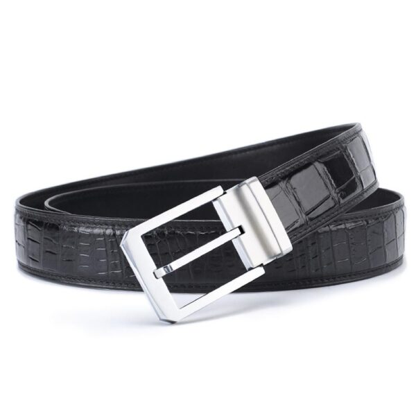 Crocodile Skin Belly Leather Belt 4250 - Image 6