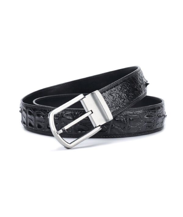 Crocodile Skin Leather Belt 3200 - Image 4