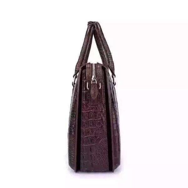 Genuine Crocodile Leather Briefcase - Image 3