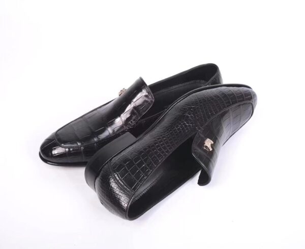 Crocodile Belly Leather Man Handmade Mens Loafers Casual Loafers Shoes - Image 8