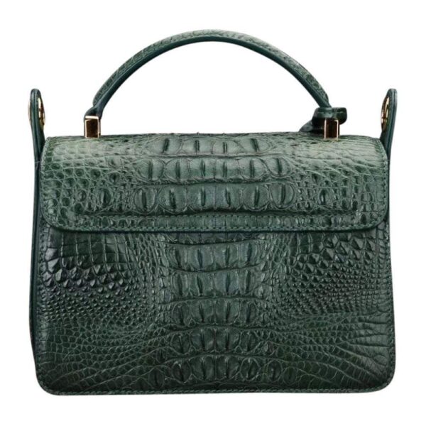 Crocodile Leather Metropolis Chain Crossbody Messenger Bags For Women - Image 6