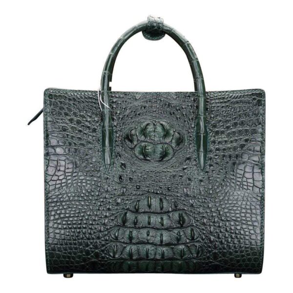 Crocodile Leather  Satchel Shoulder Bag For Women     |  Rossieviren - Image 2