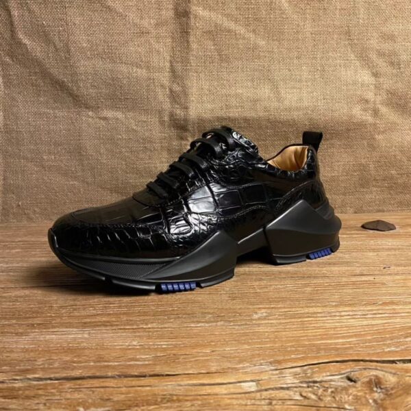 Crocodile Leather Sneaker Shoes - Image 3