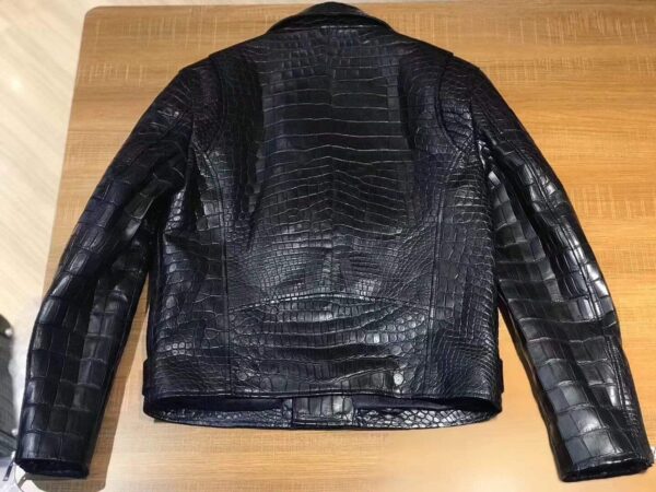 Exotic Crocodile Skin Jacket for Women - Image 3