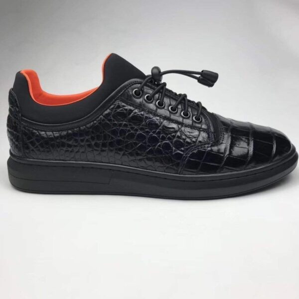 Crocodile Leather Snakers And Slip On Shoes - Image 6