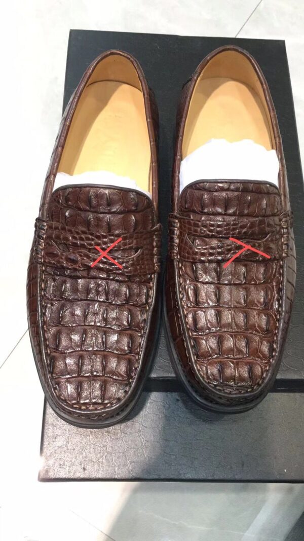 Preorder Genuine Crocodile Leather Mens Casual  Slip On Shoes - Image 2