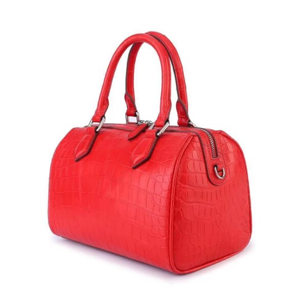 Women's Classic Genuine Crocodile Leather  Speedy Satchel Bags Top Handle  Boston Handbags - Image 2