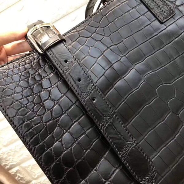 Womens Genuine Crocodile Leather Tote  Bags Shoulder Handbags & Purse - Image 4