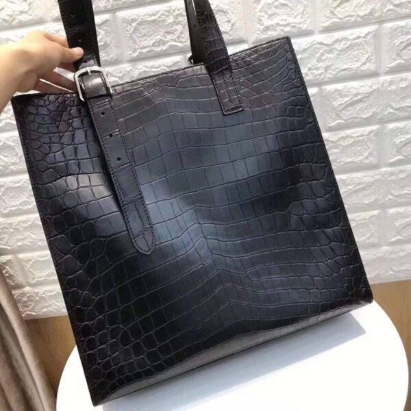 Womens Genuine Crocodile Leather Tote  Bags Shoulder Handbags & Purse - Image 2