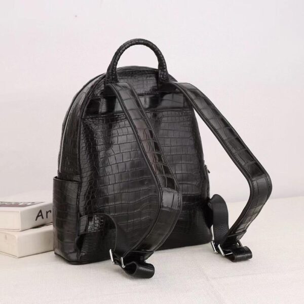 Crocodile Leather Backpack For Women - Image 4